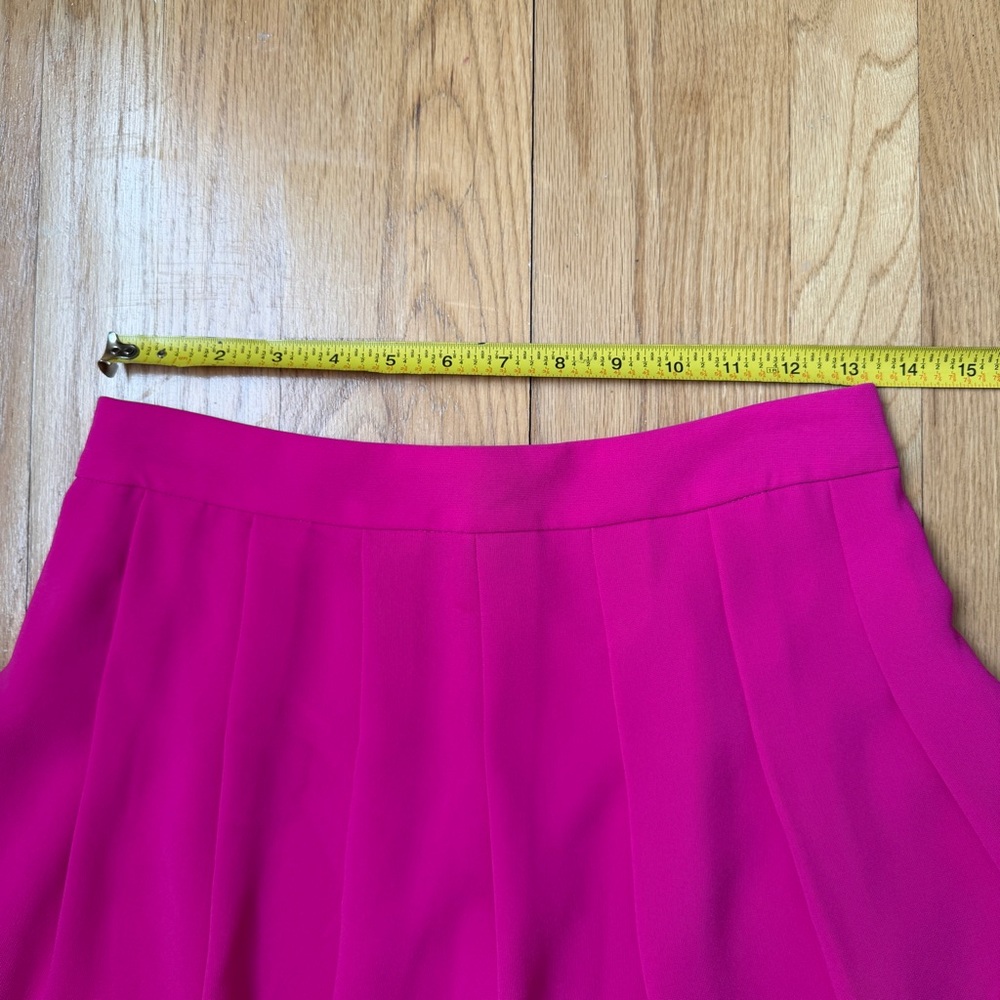 J.Crew Bright Pink Mini Skirt Size 0 - Picture 6 of 8